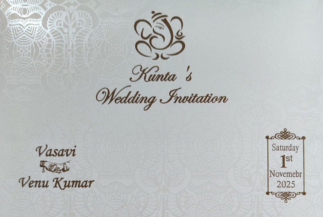 Wedding Card Cover